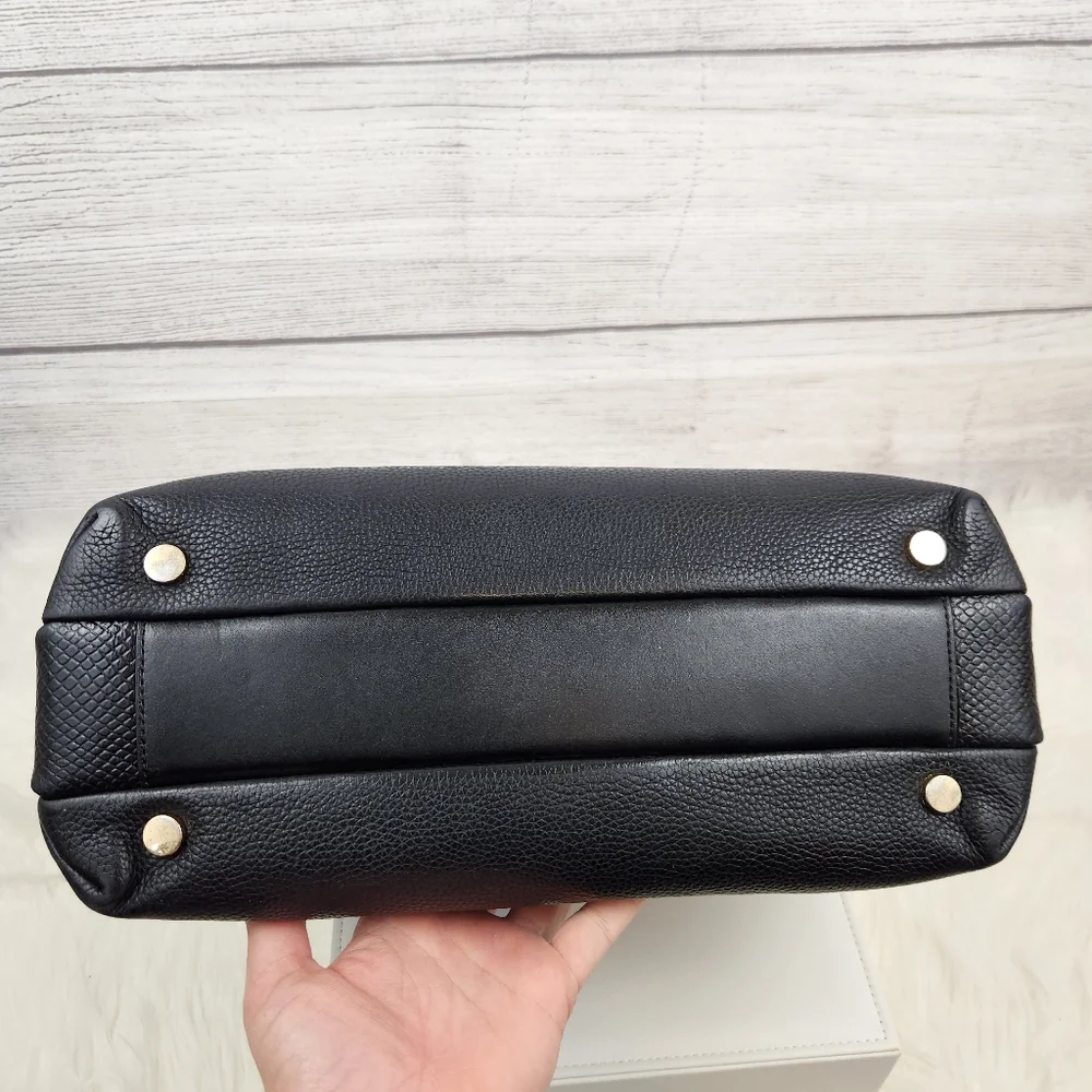 Michael Kors Rollins Large Pebbled Leather Satchel